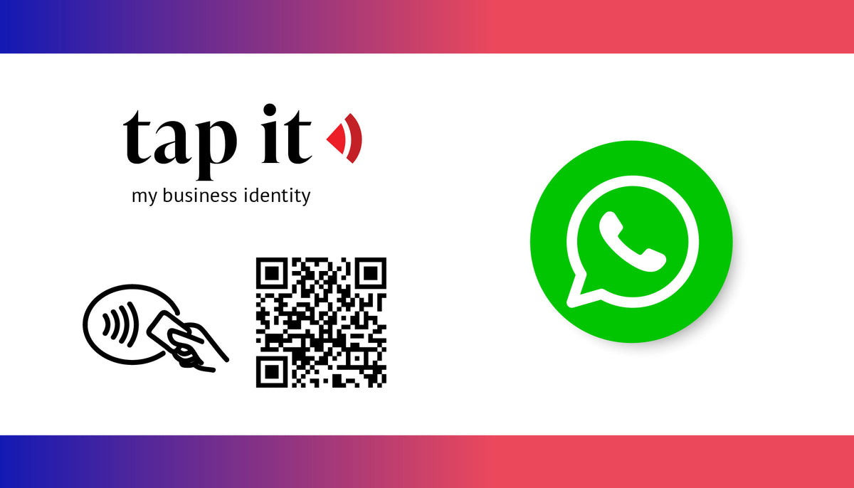 Tapit Whatsapp Profile Card- Instantly to your Whatsapp Profile.