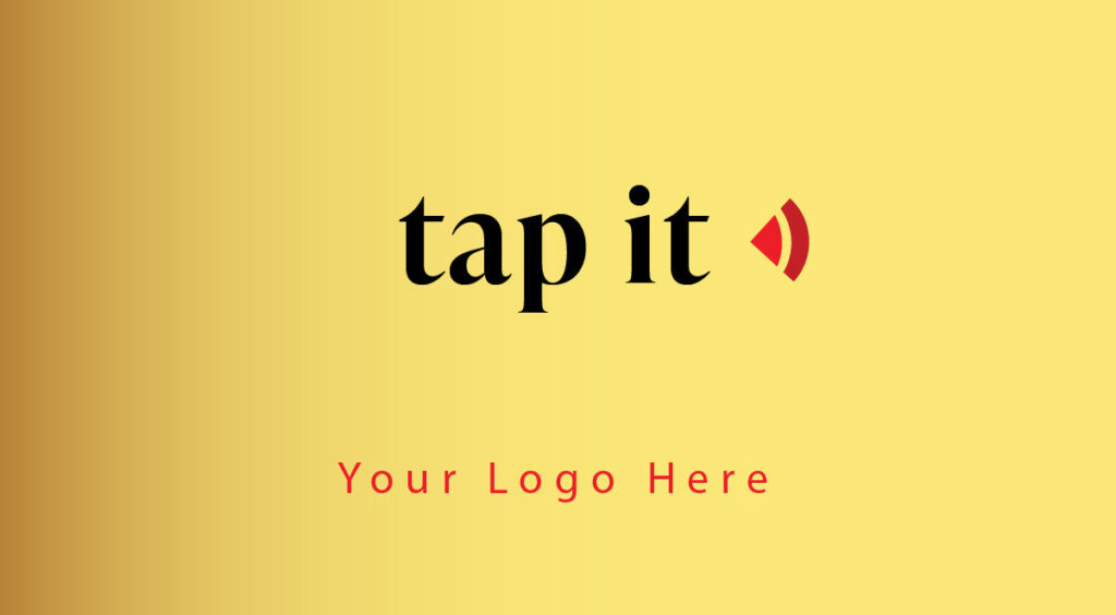 Tapit Luxury 24k Gold-Plated NFC Business Cards
