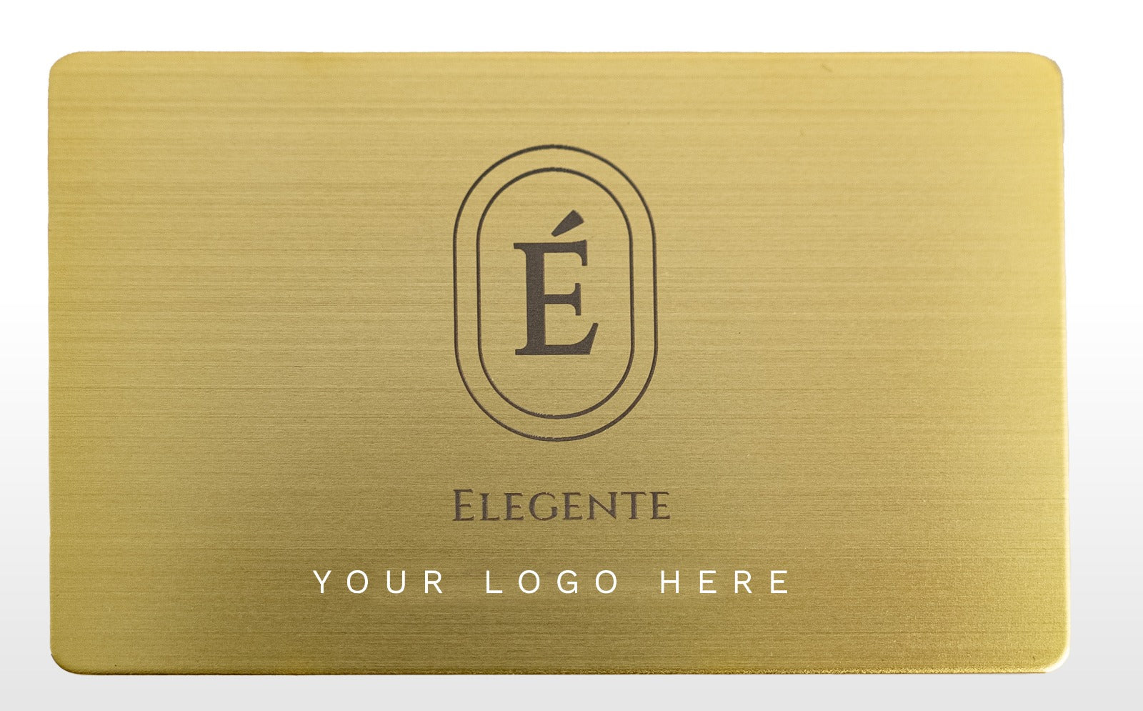 Tapit NFC Golden Blush Engraved Metal Business Card
