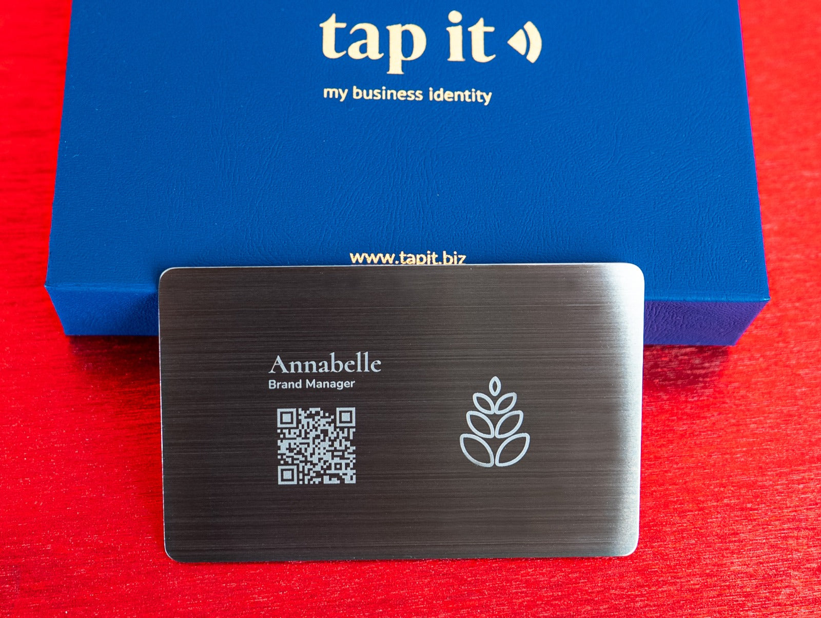 Tapit Silver Blush Metal NFC Business Card - image 2