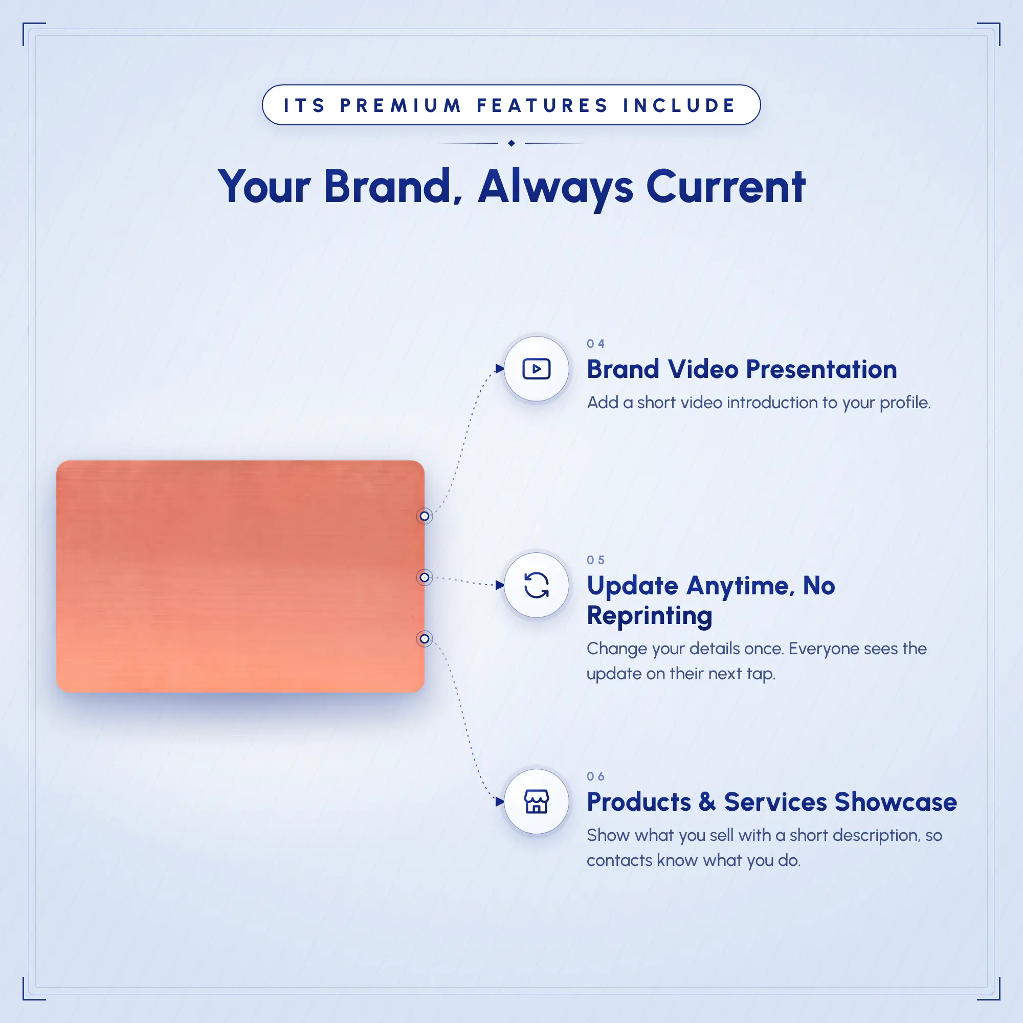 Digital Business Card | Dubai | Tapit Rose Gold NFC Card